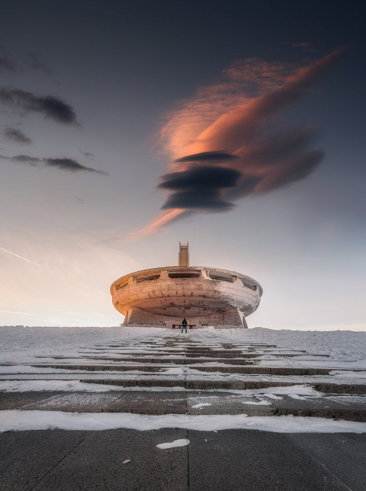 Winter Buzludzha Monument