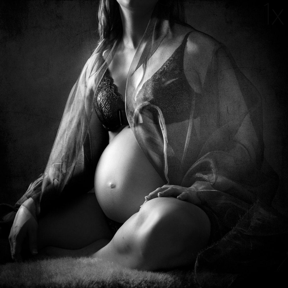 Serene Maternity Portrait