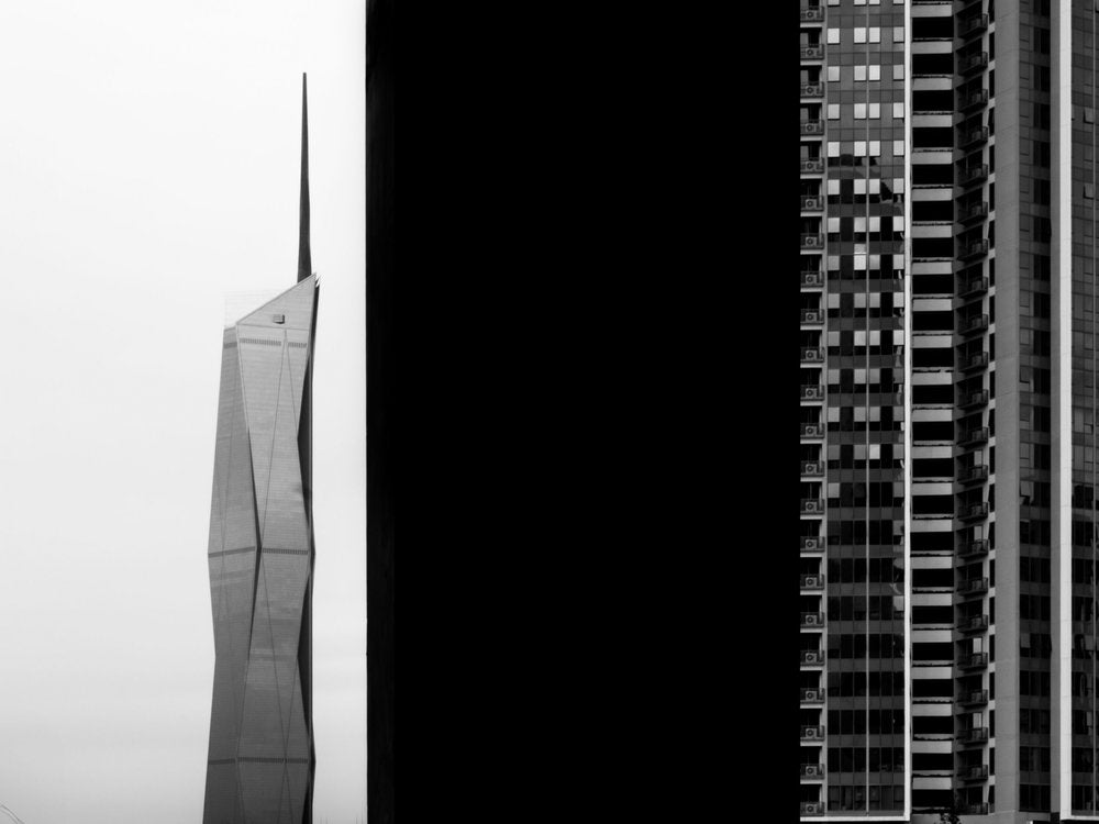 Modern Skyscraper Contrast