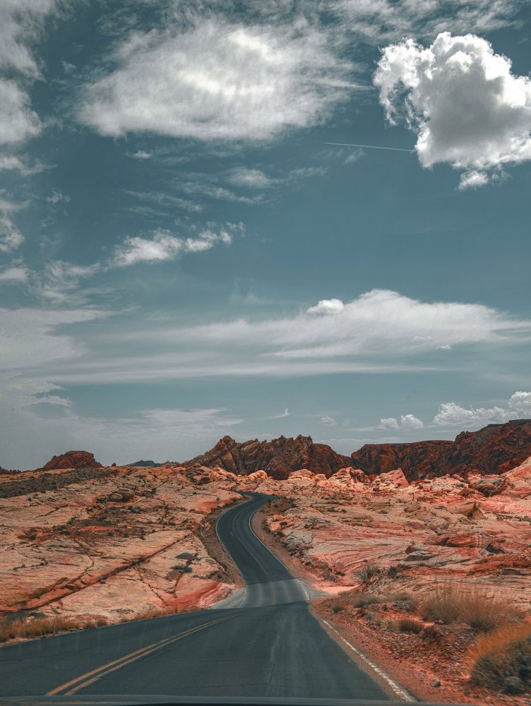 Red Rock Desert Road