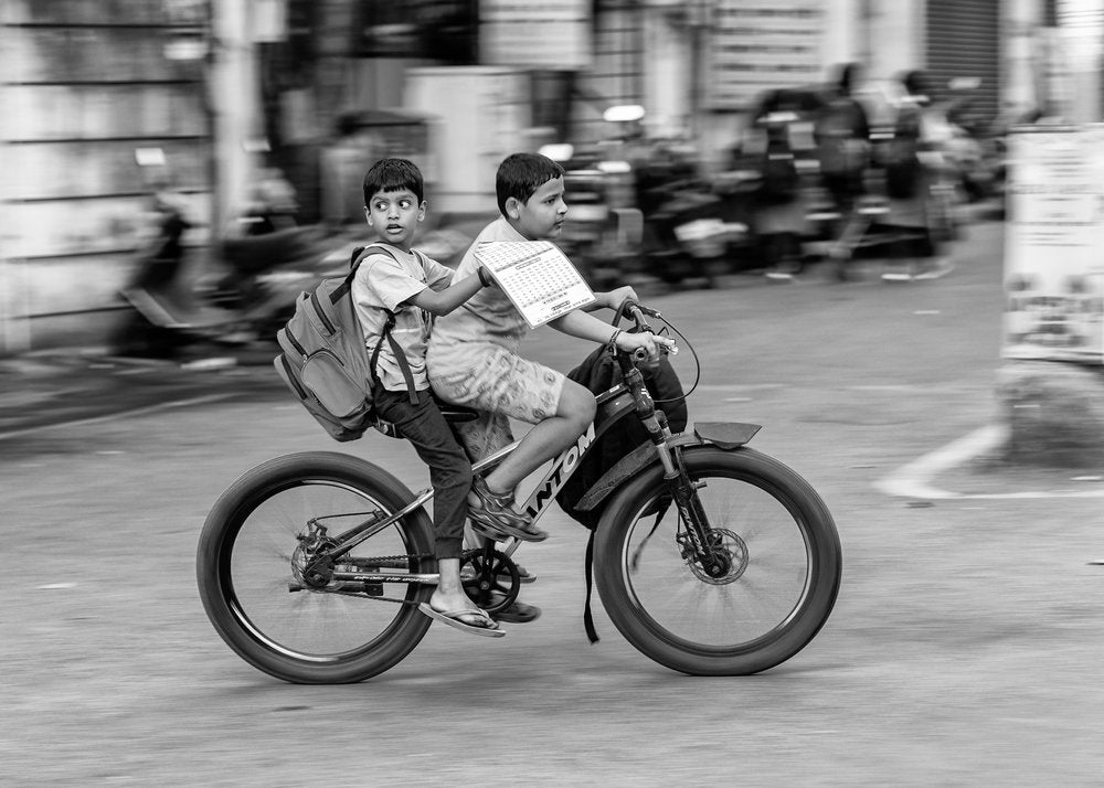 Childhood Street Ride