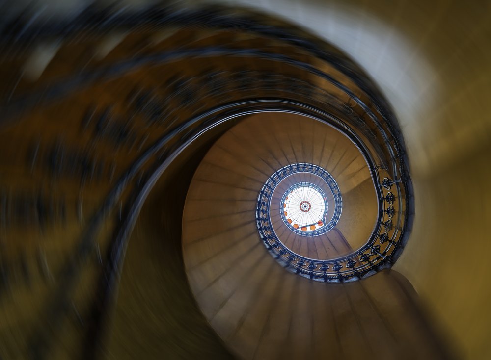 Golden Spiral Staircase