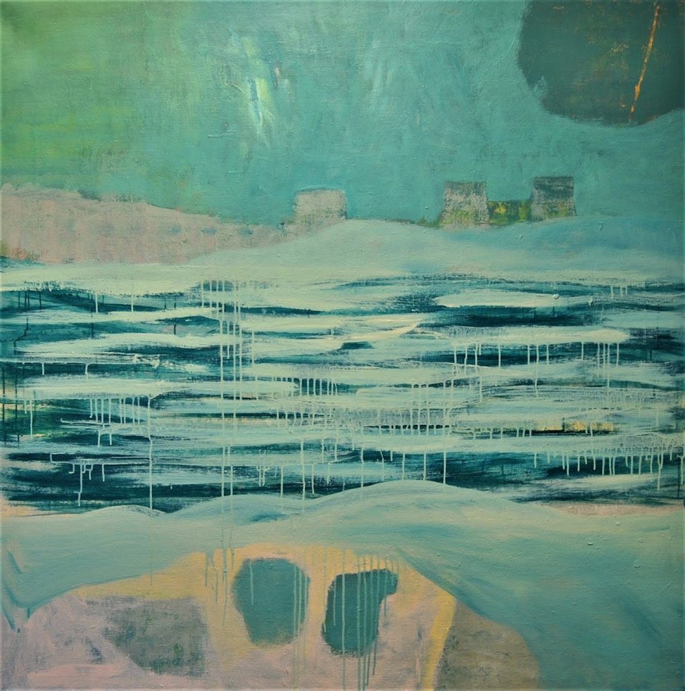 Serene Ocean Ruins