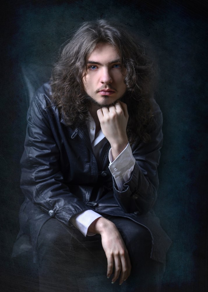 Contemplative Male Portrait