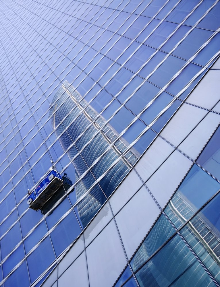 Modern Skyscraper Reflections