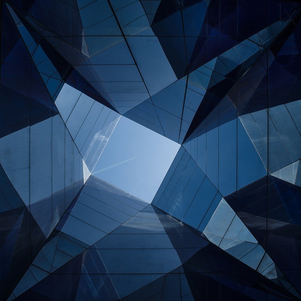 Modern Blue Architecture