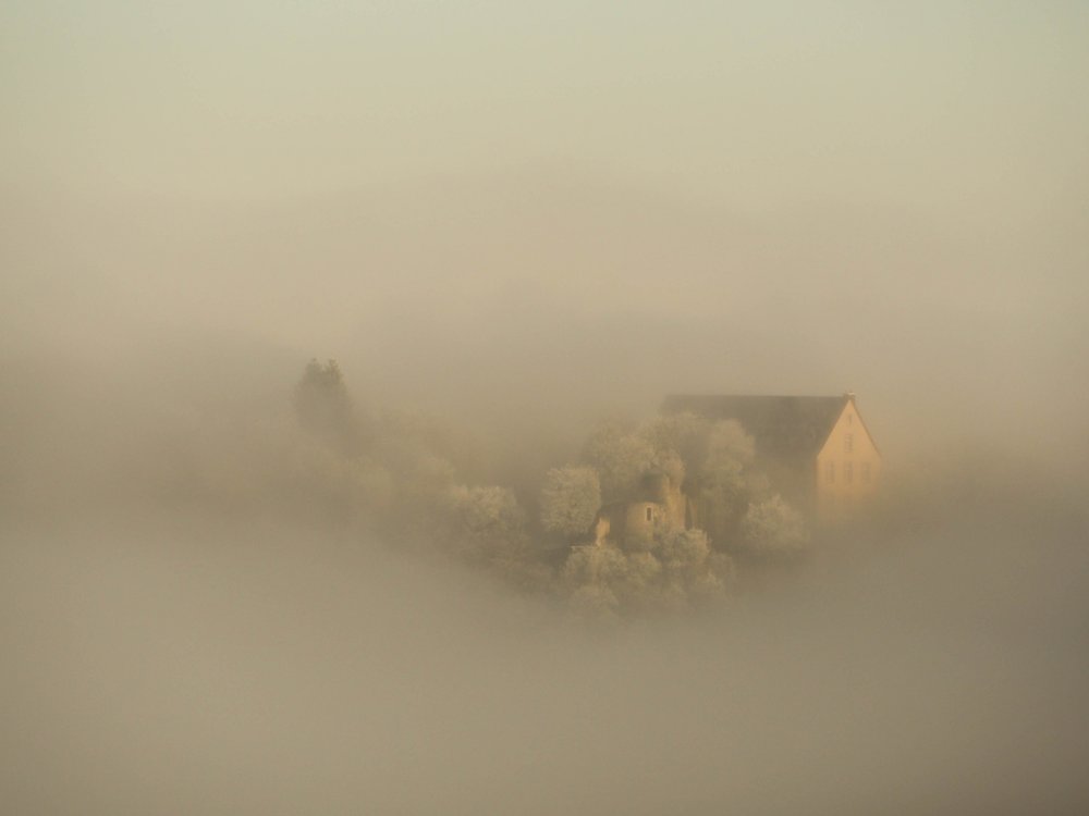 Foggy Morning House