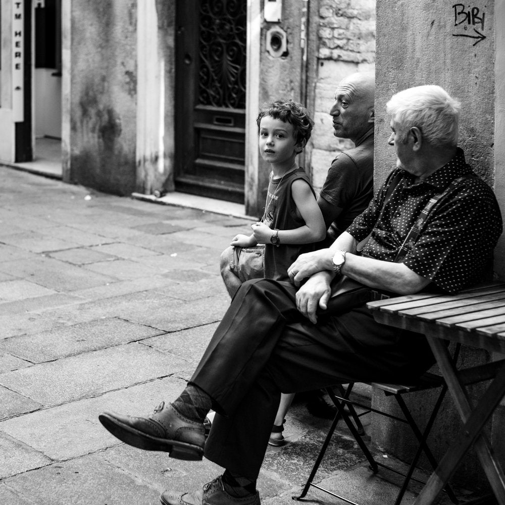 Generations on a City Street