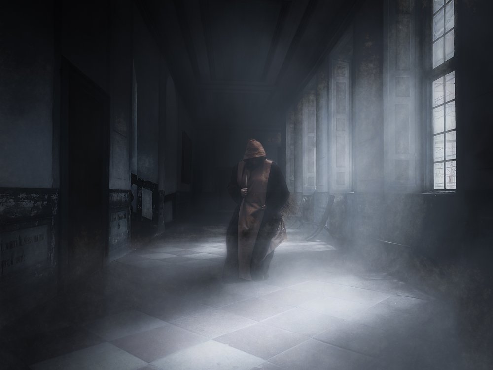 Mysterious Hooded Figure