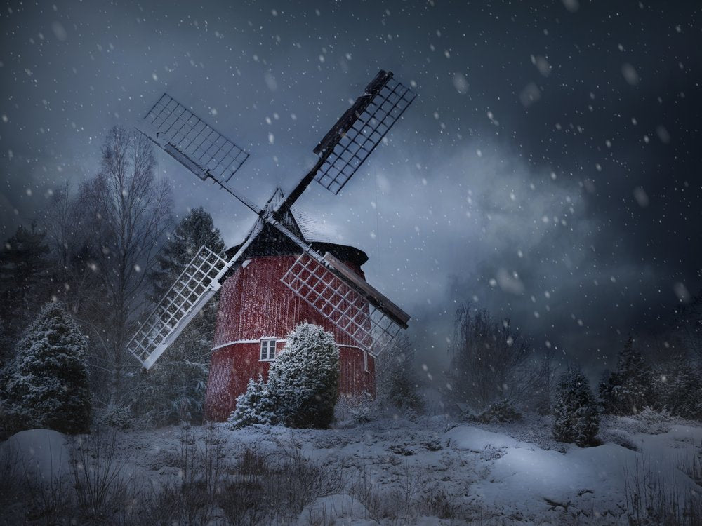 Winter's Red Mill
