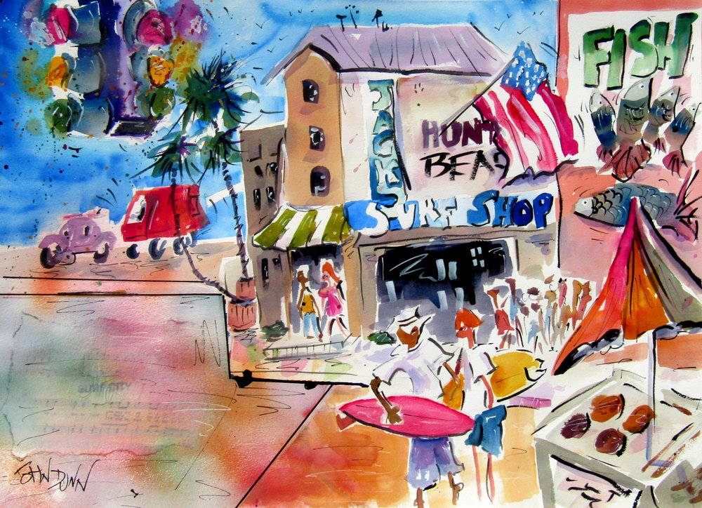 Coastal Surf Town Life