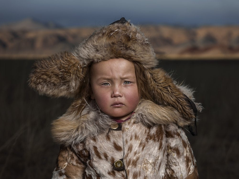 Young Mongolian Gaze