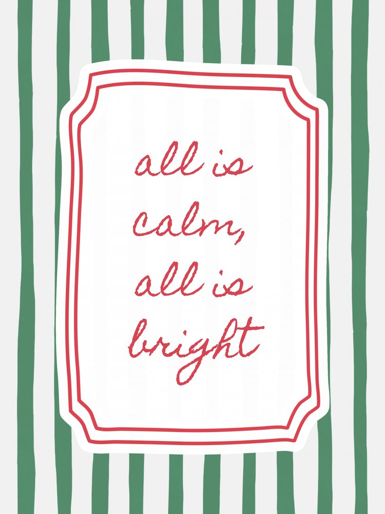 Calm Bright Christmas Quote