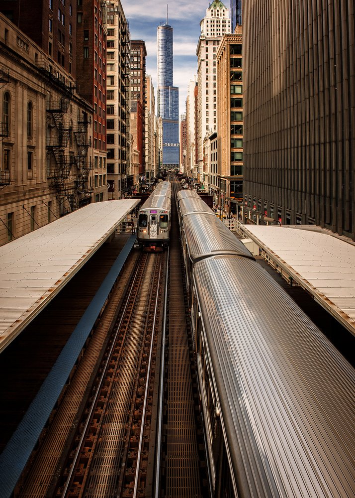 Chicago L Train Tracks
