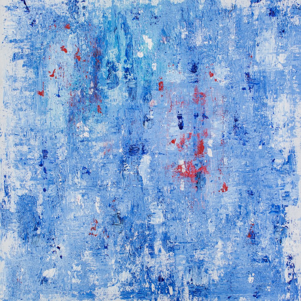 Vibrant Blue Abstract