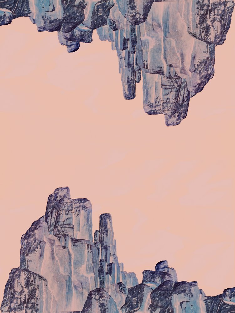Ethereal Pastel Peaks