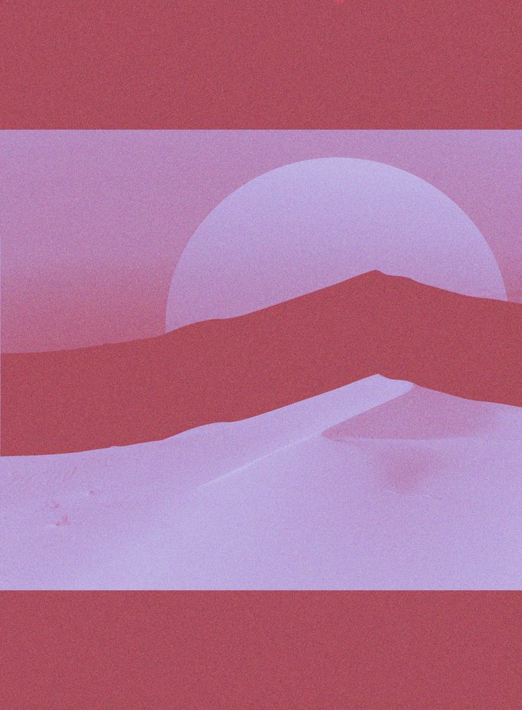 Vivid Desert Horizon