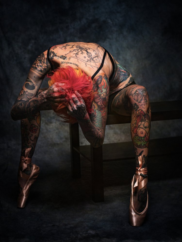 Tattooed Ballet Dancer