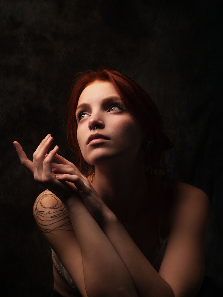 Ethereal Gaze Upward