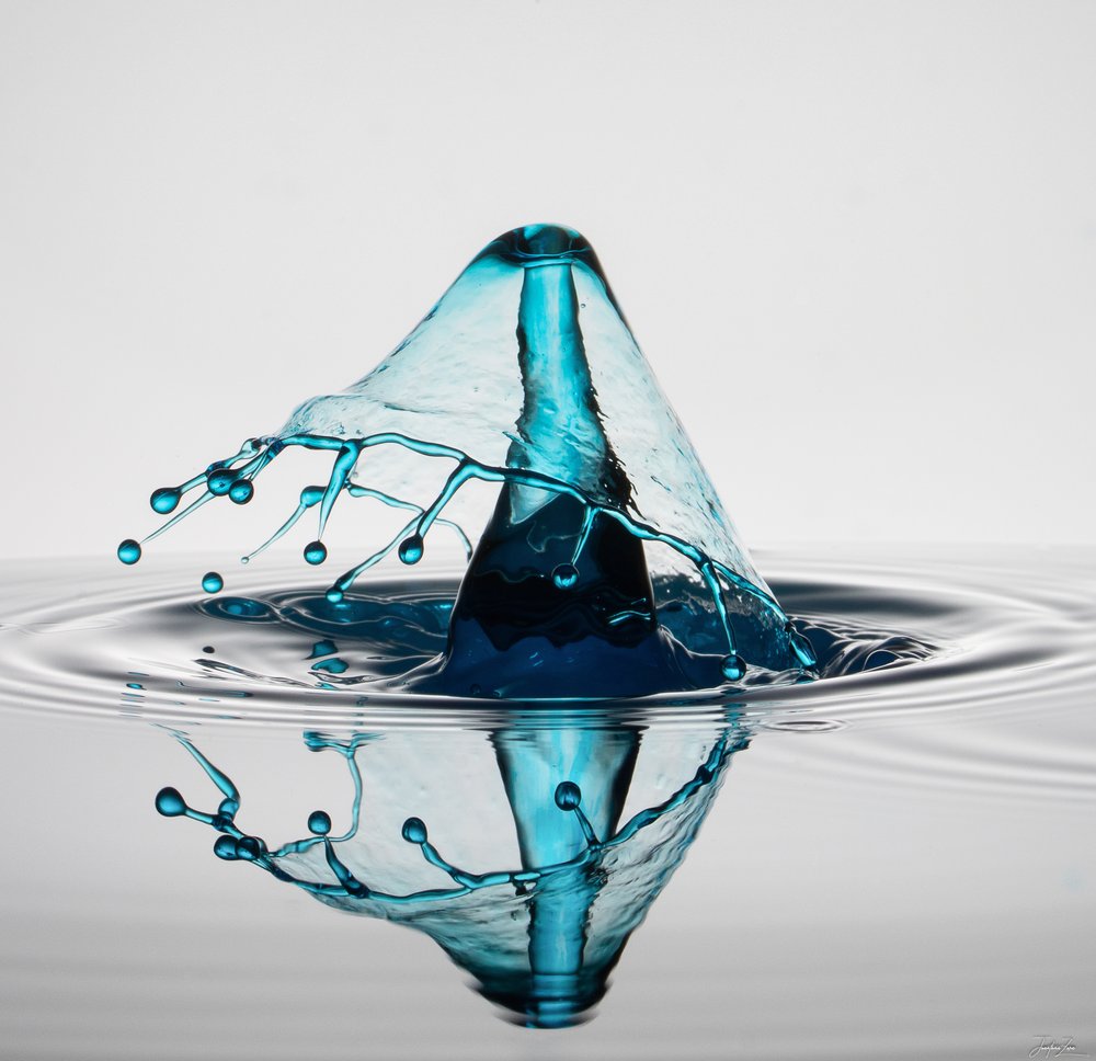 Dynamic Blue Splash