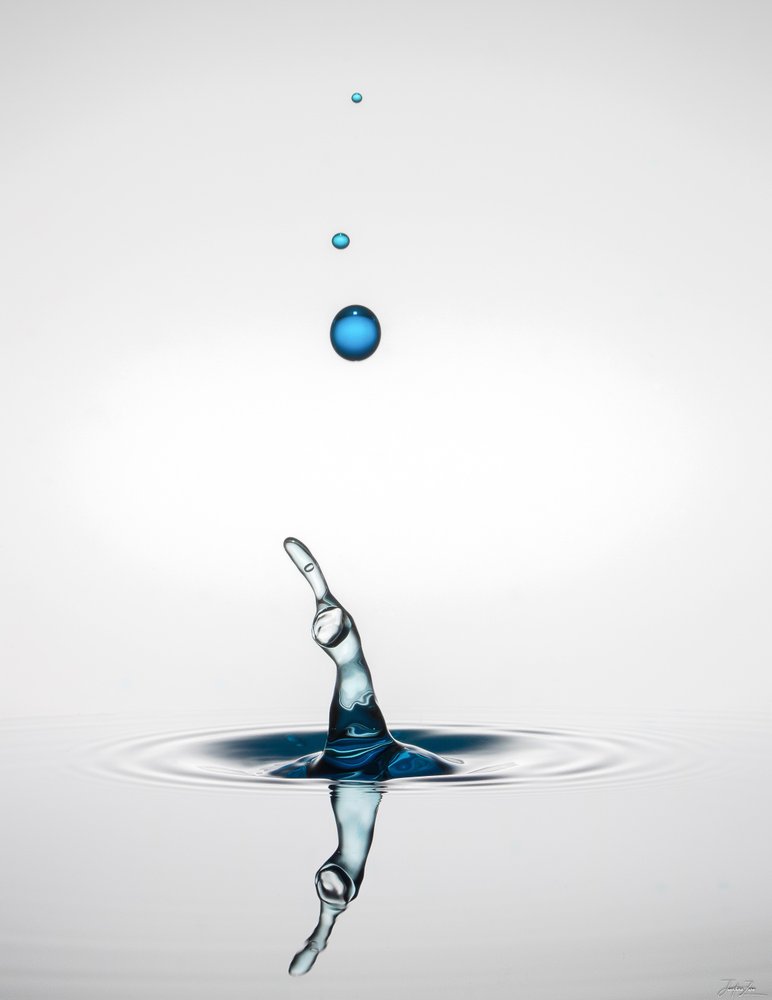 Rising Blue Splash