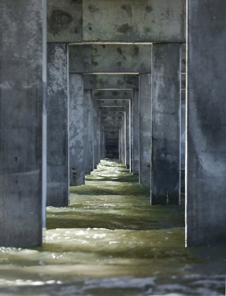 Sunlit Pier Corridor