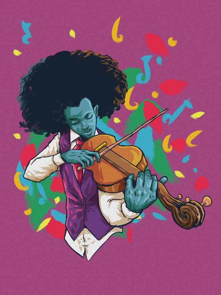 Vibrant Violinist Music