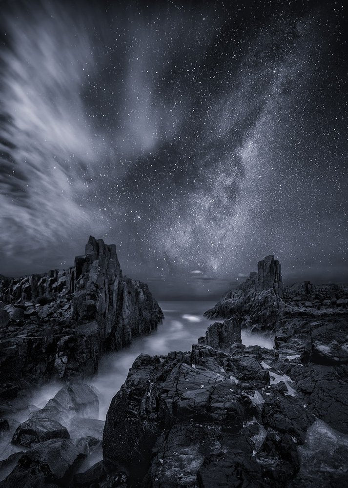 Milky Way Rocky Coast