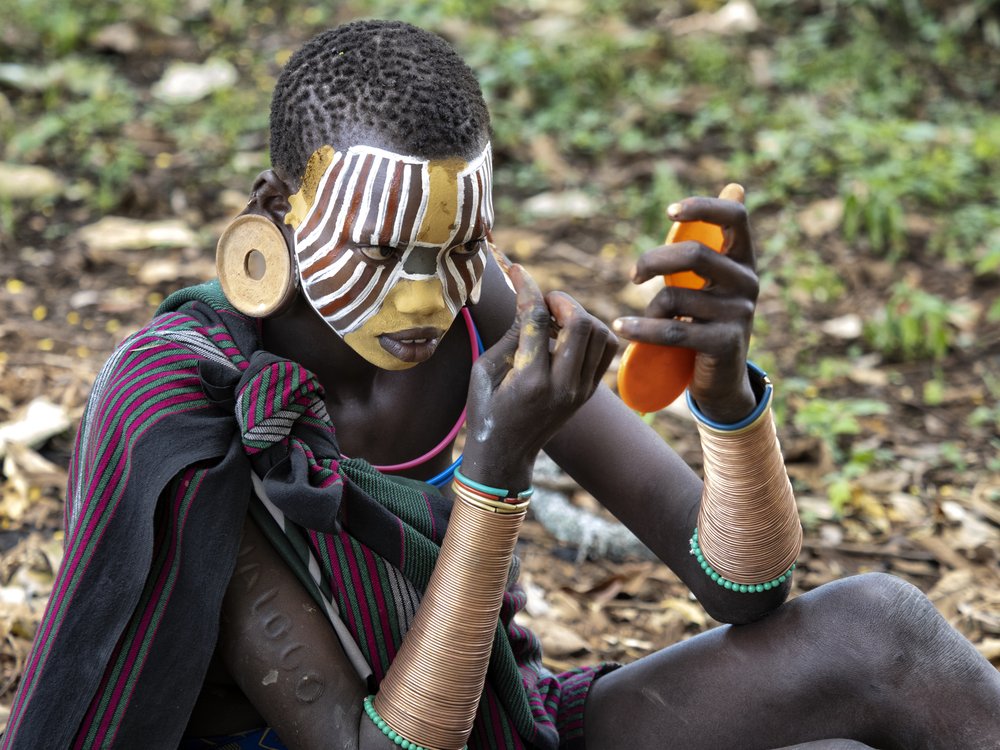 Painted Tribal Woman