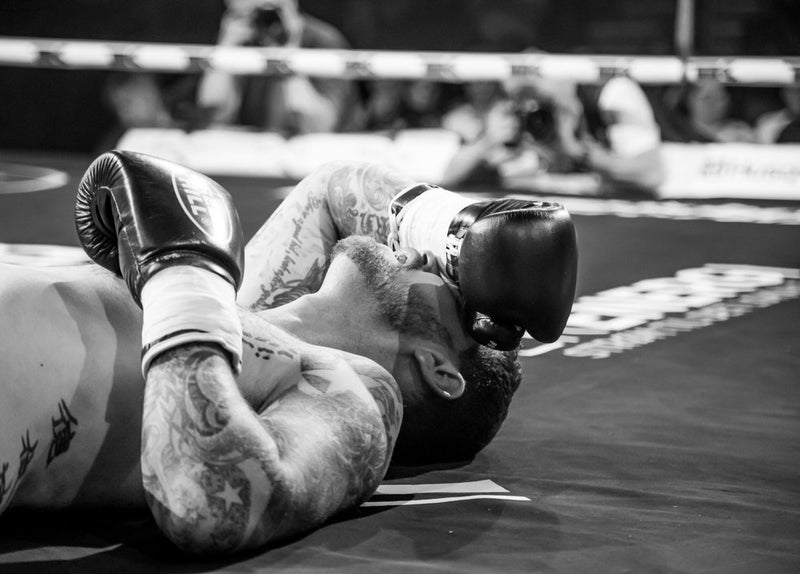 Fallen Boxer In Ring