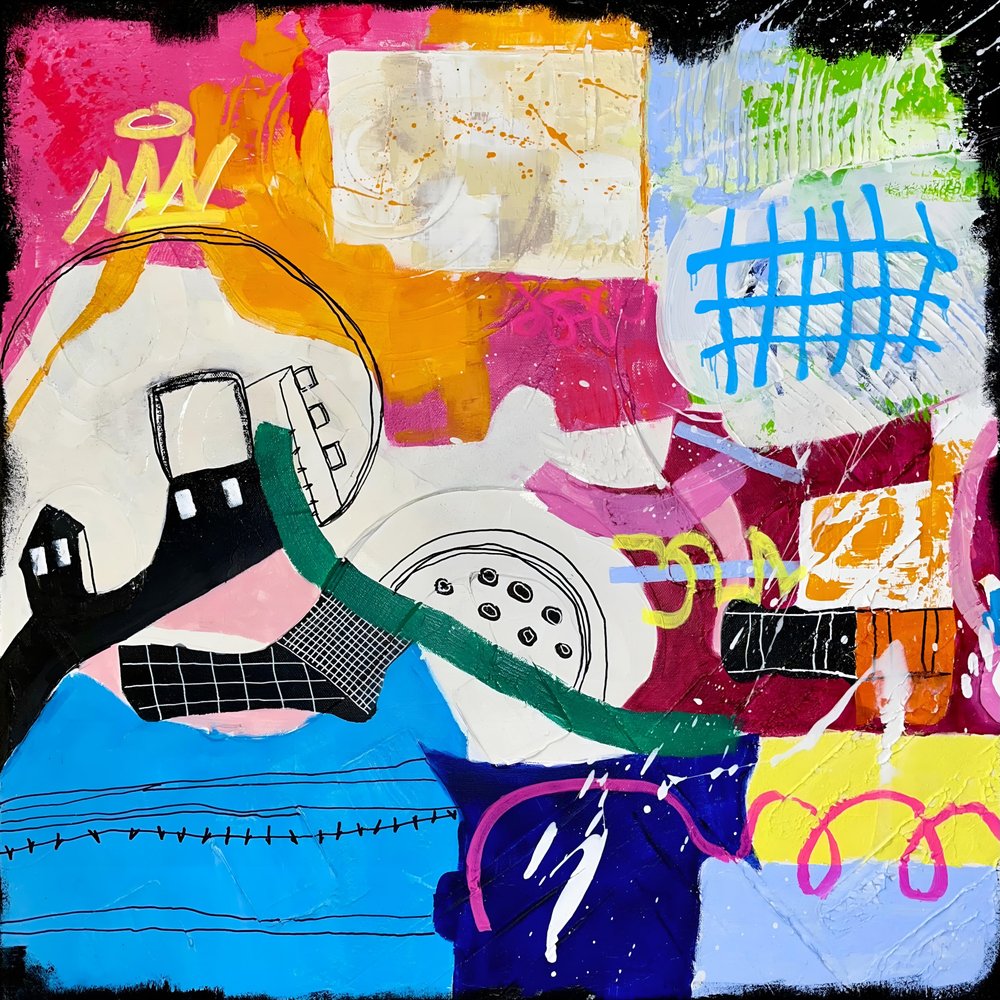 Vibrant Urban Abstract