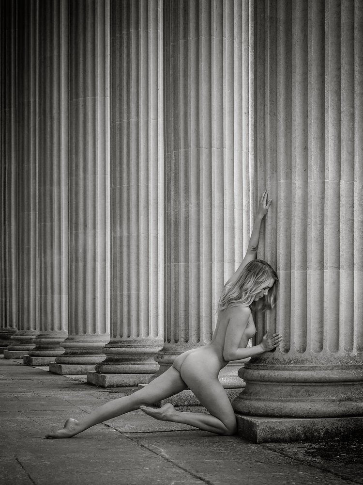 Elegant Nude Classical Columns