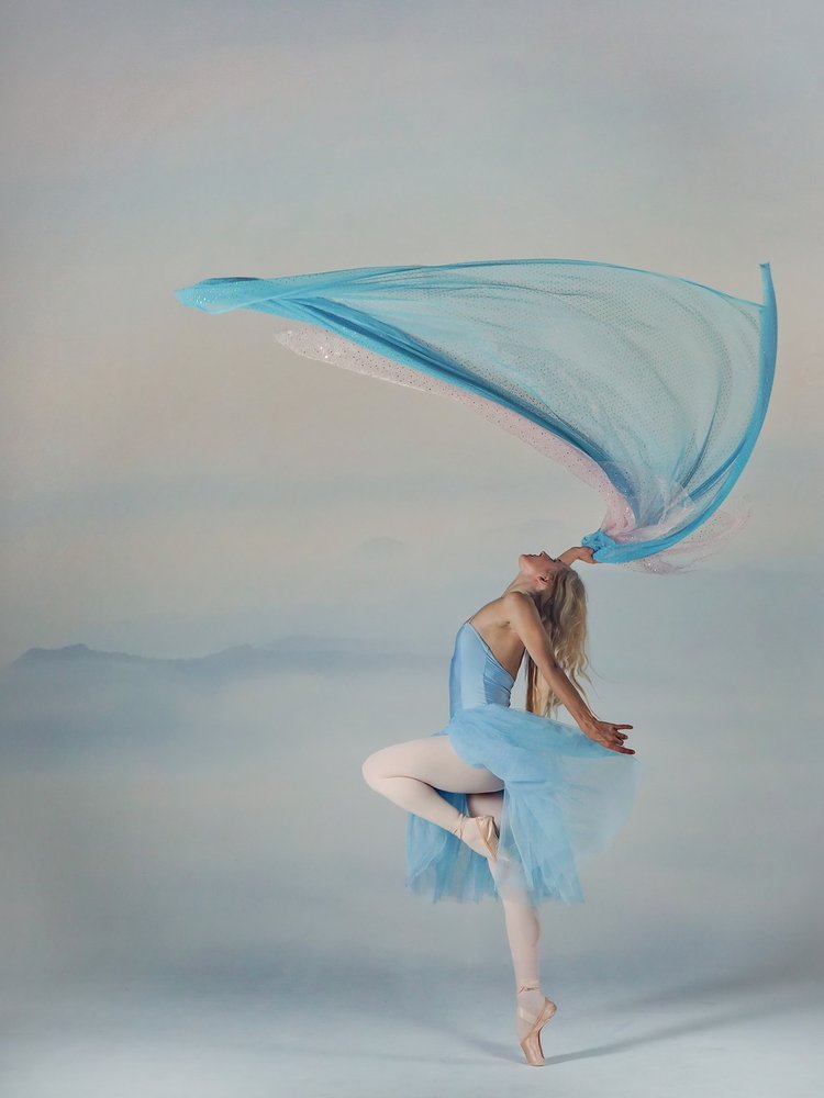 Ethereal Blue Ballerina