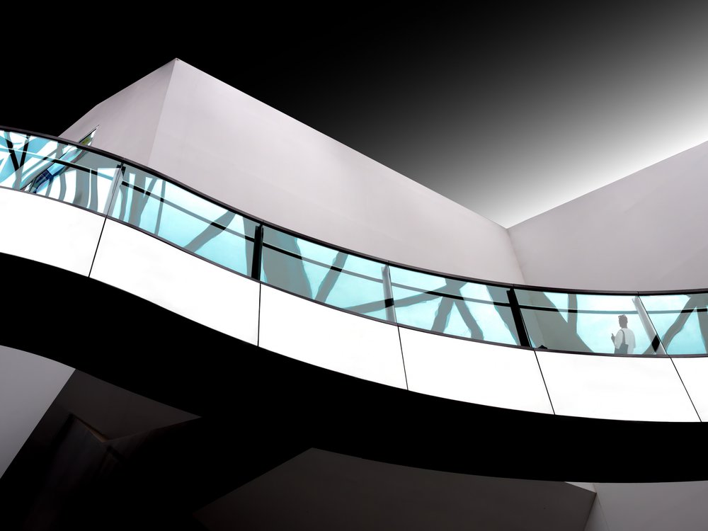Modern Curved Corridor