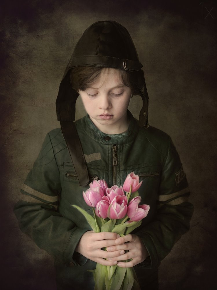 Young Aviator's Tulips