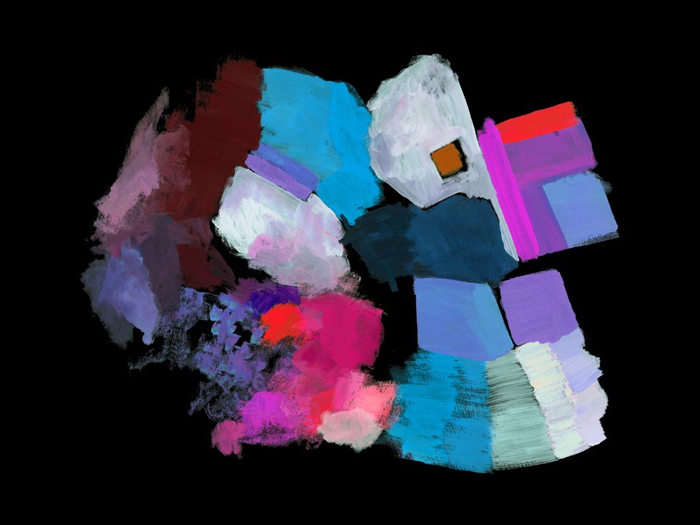 Vibrant Abstract Strokes
