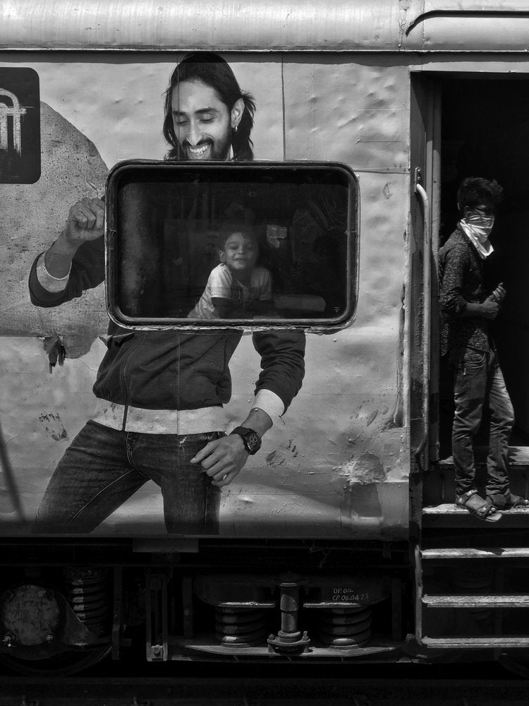 Train Window Smile