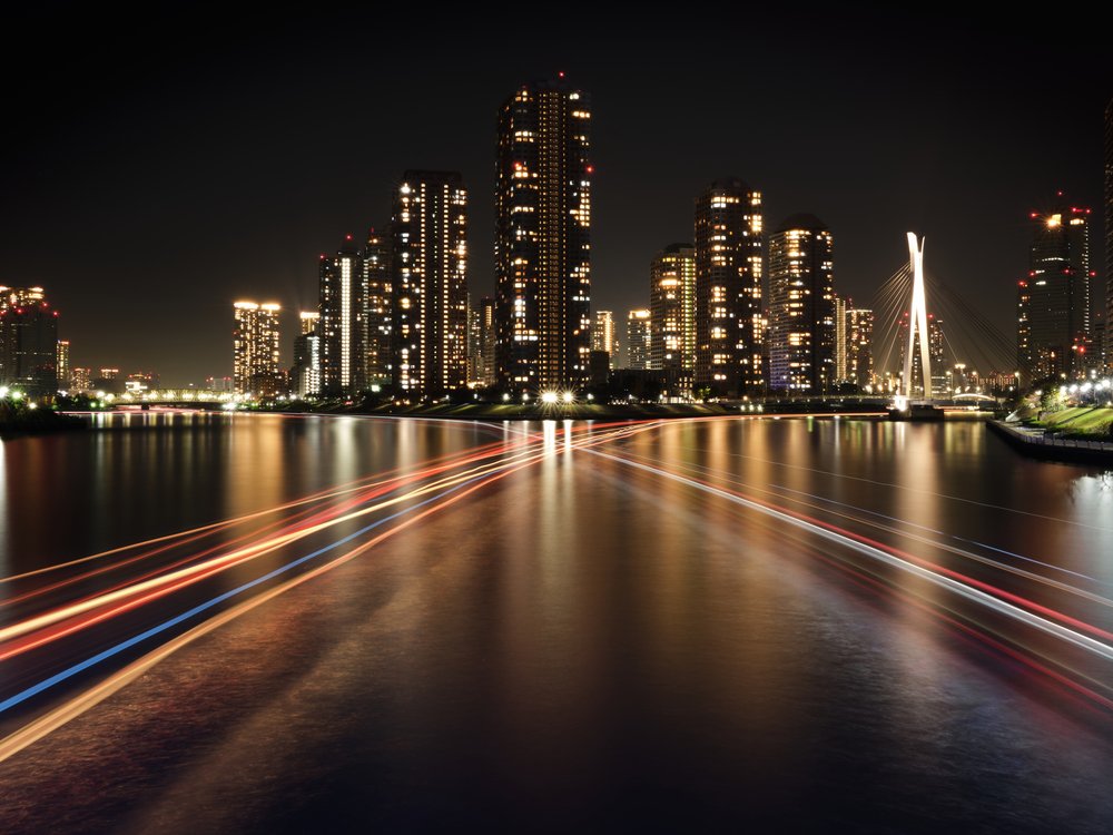 Dynamic City Light Trails