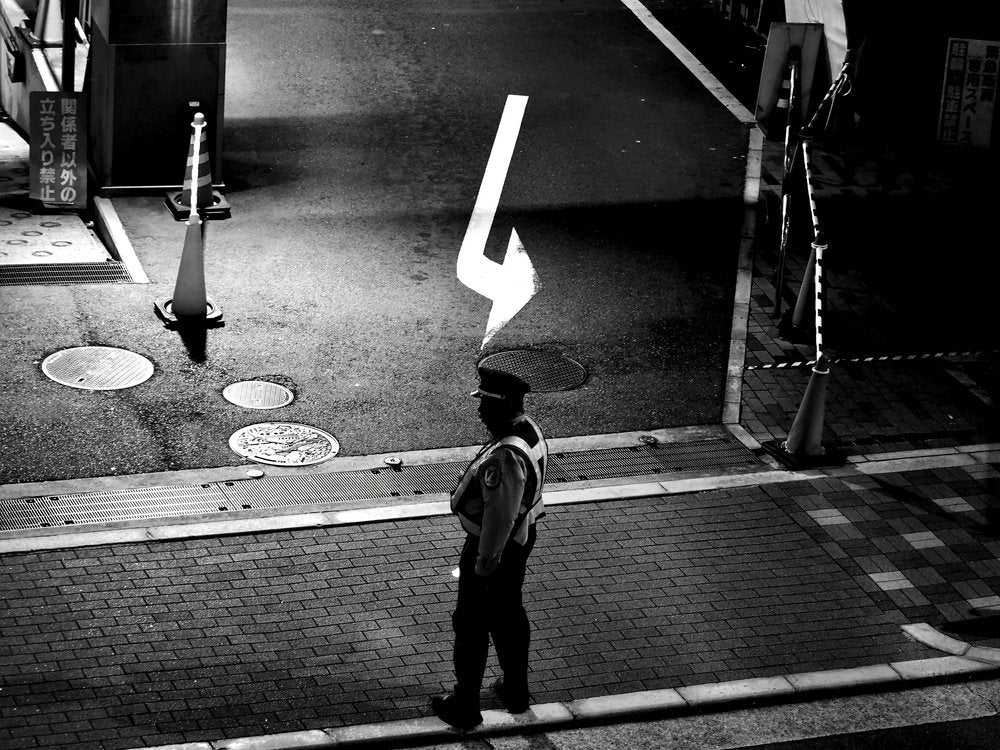 Urban Sentinel at Night