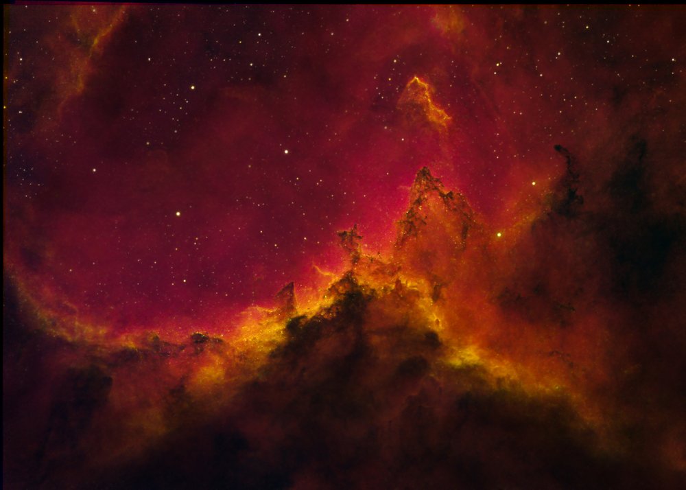 Vibrant Cosmic Nebula