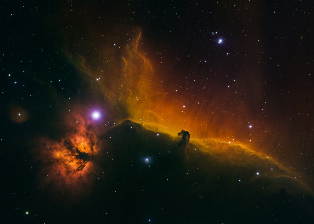 Glowing Horsehead Nebula