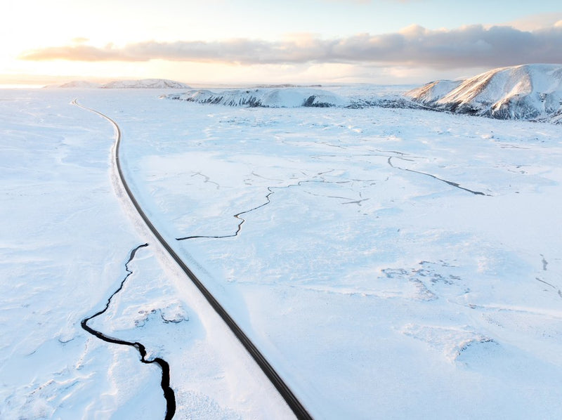Winding Winter Road