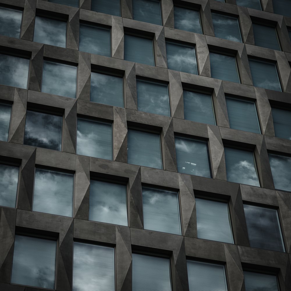 Modern Geometric Facade