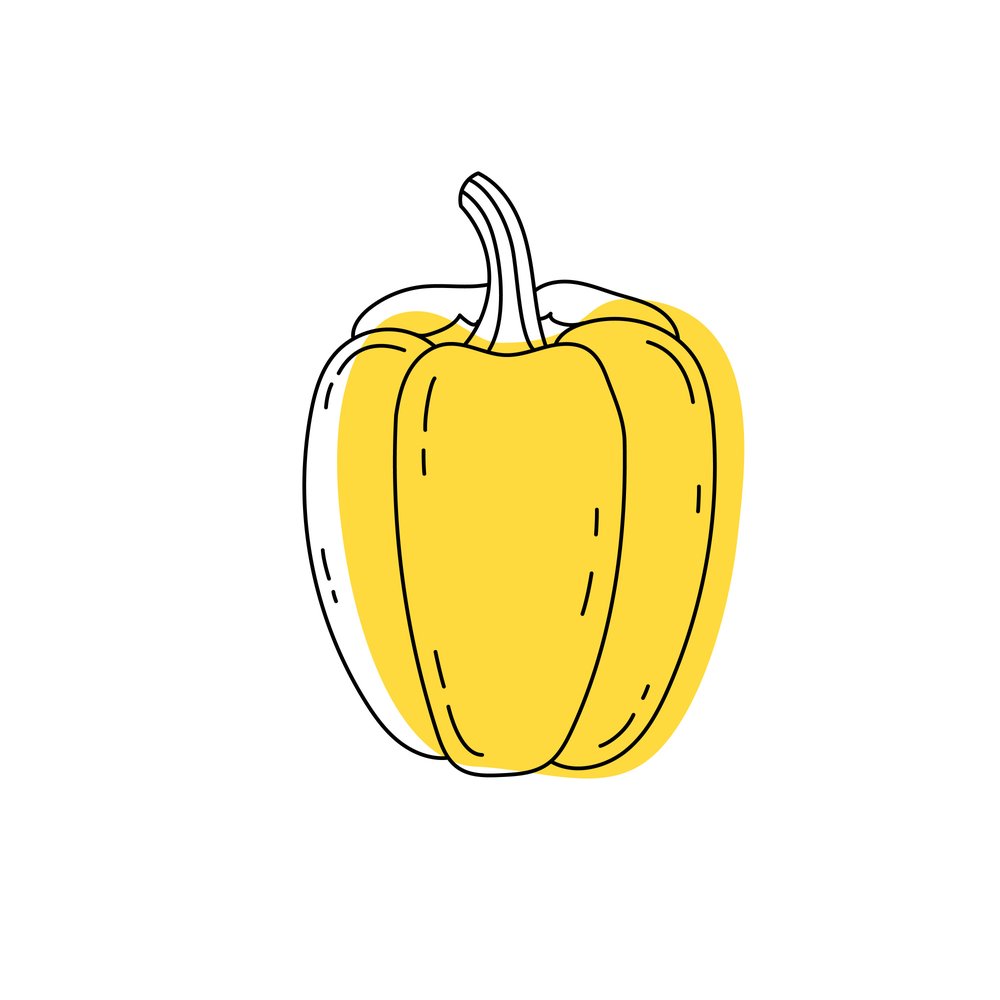 Bright Yellow Pepper