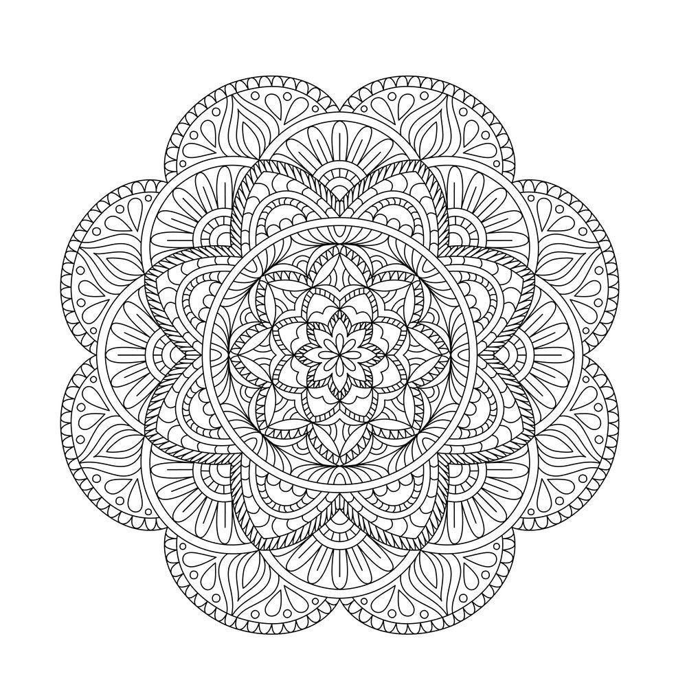 Intricate Floral Mandala