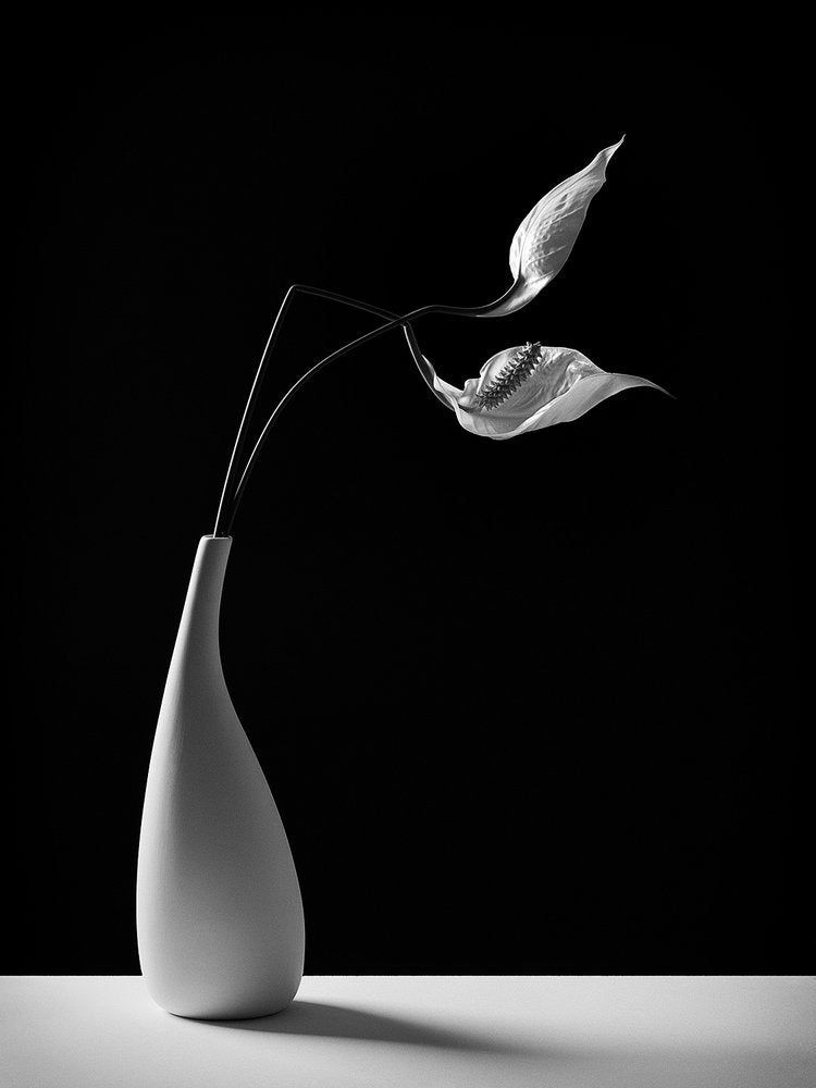 Graceful Peace Lilies Vase