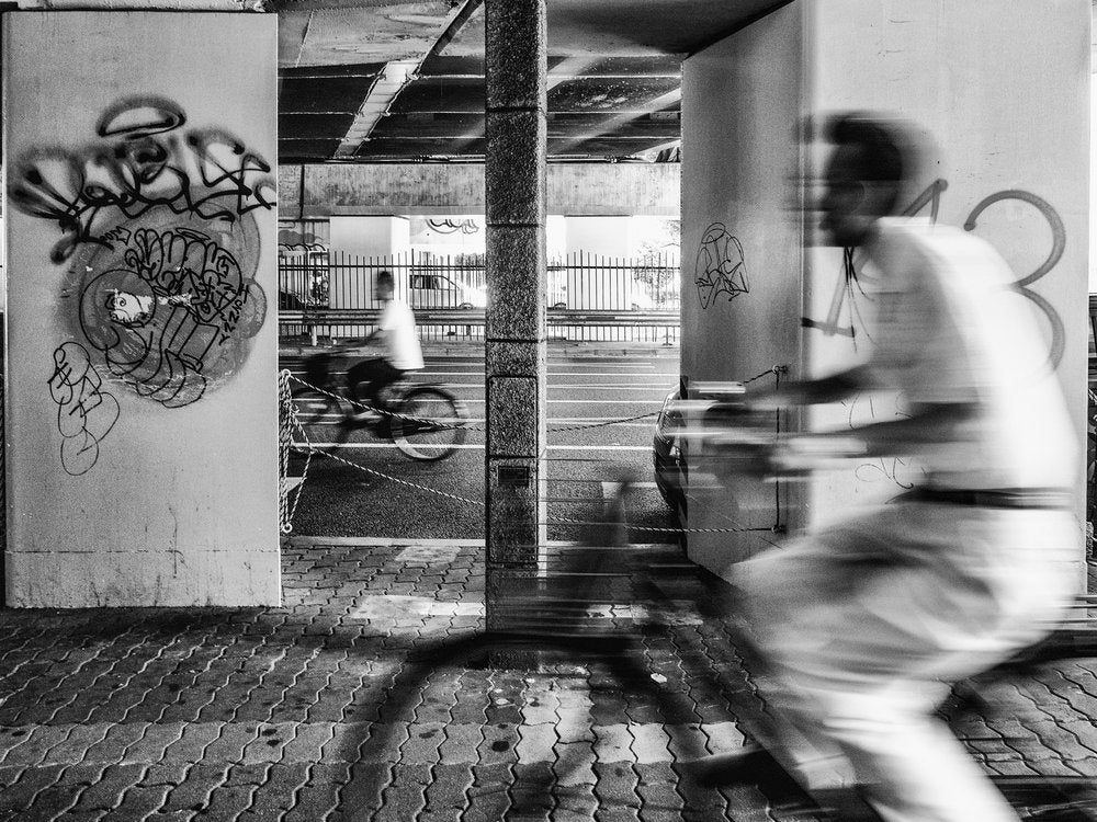Blurred City Cycling