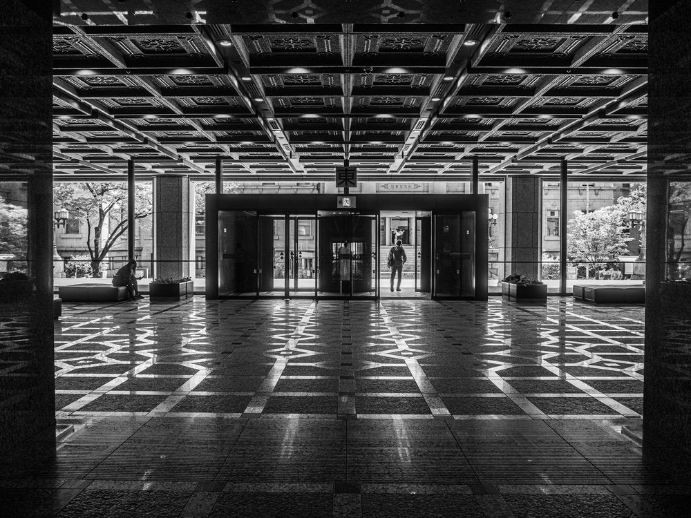 Modern Lobby Reflections
