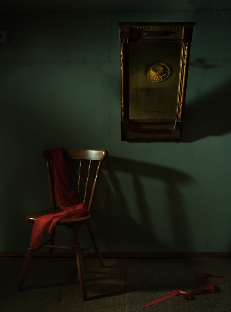 Empty Chair Reflection