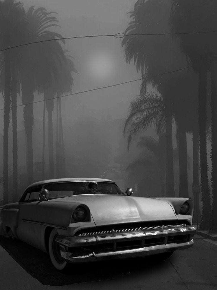 Foggy Classic Car